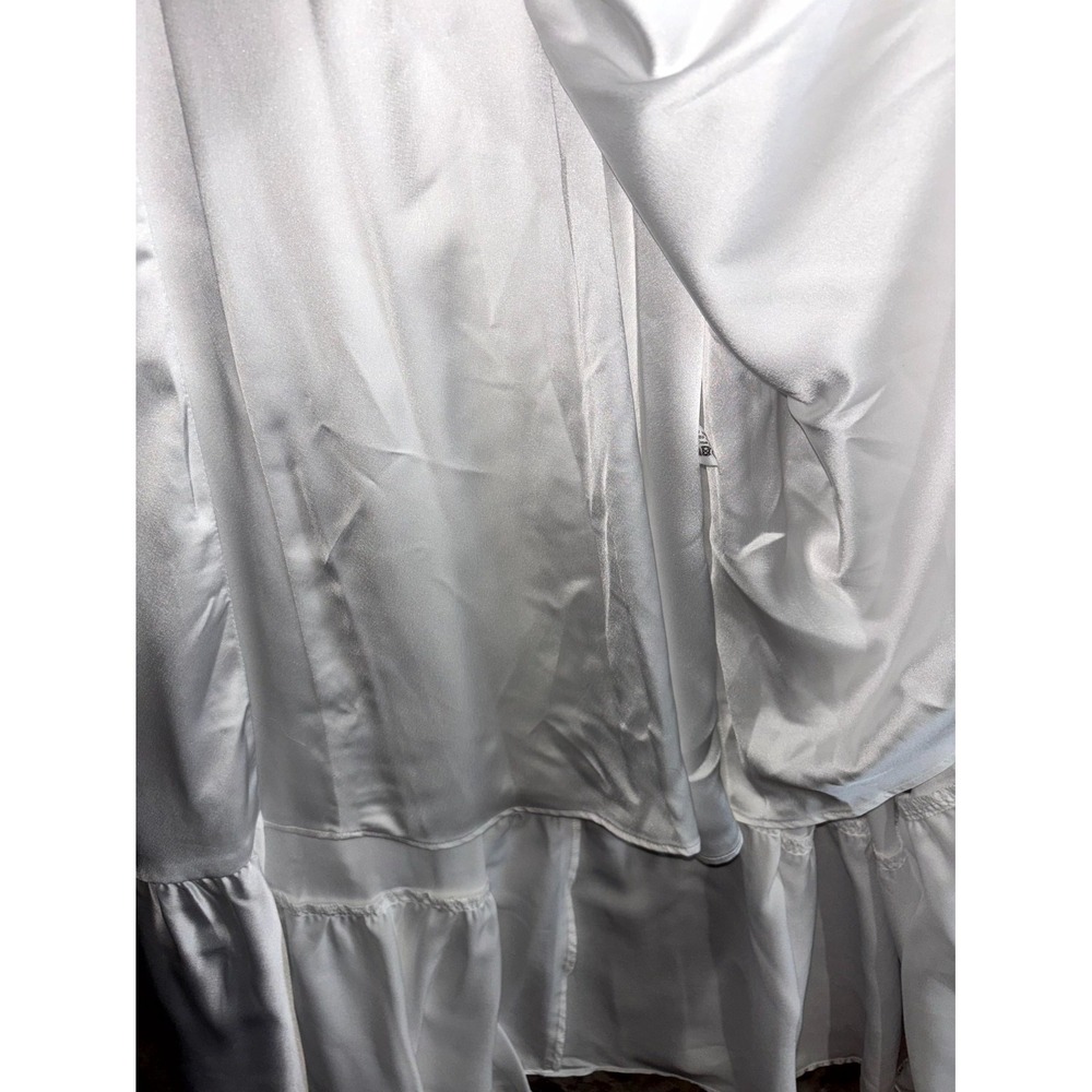 Show Me Your Mumu Clarissa Corset Dress Women Medium White Self Lined Luxe Satin - Picture 11 of 15
